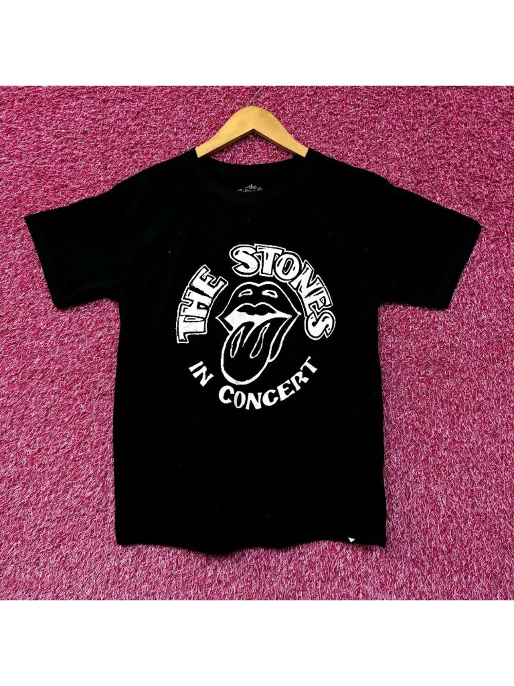The Stones in Concert the Rolling Stones Hot Lips Womens Rock Tee L
